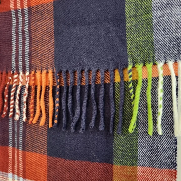 Cashmere Scarf Plaid Soft Made in Scotland Unisex - Picture 5 of 8